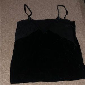 Maje velvet lace top